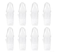 Clear Plastic Self Watering Propagation Pots with Adjustable Humidity Dome, Starter Cups for Cuttings and Succulents, Includes Plant Labels(8pcs)