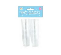 Clear Plastic Shot Glasses, 30 ml (Pack of 30) - Disposable & Stylish Design, Perfect for Parties, Events, and Celebrations