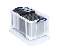 Really Useful Storage Box 48 Litre Clear, Clear