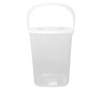 Clear Plastic Storage box With Lid & Carry Handle Kitchen Organiser Storage Container Plastic Storage Bins Multipurpose Box Cupboard Storage Box Stackable Container For School Office Home (10 Litre)
