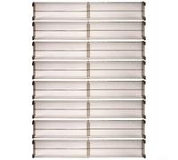 Clear Plastic Storage Dividers Adjustable Solutions for Organizing Your Drawers (16pcs)