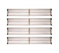 Clear Plastic Storage Dividers Adjustable Solutions for Organizing Your Drawers (8pcs)
