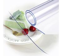 Clear Plastic Table Cover Protector for Kitchen Dresser Writing Desk Dining Room Table Dustproof Rectangle Tablecloth Pad