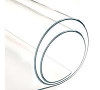 Clear Plastic Table Protector Easy to Clean Dining Table Cover Soft Glass Table Protector for Coffee Table Dining Table Writing Desk - 1.5mm Thick 130x260cm/51x102in