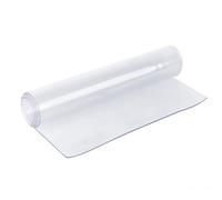 Clear Plastic Tablecloth 80x120cm Waterproof PVC Table Cover Scratch-Resistant Easy to Clean Ideal for Kitchen & Outdoor Use & Stylish Dining Essential