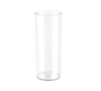 Clear Plastic Vase - PET Cylindrical Flower Vase, Shatterproof & Lightweight, Elegant Home Decor for Living Room, Dining Table, Wedding G