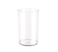 Clear Plastic Vase - PET Cylindrical Flower Vase, Shatterproof & Lightweight, Elegant Home Decor for Living Room, Dining Table, Wedding H