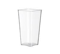 Clear Plastic Vase - PET Cylindrical Flower Vase, Shatterproof & Lightweight, Elegant Home Decor for Living Room, Dining Table, Wedding E