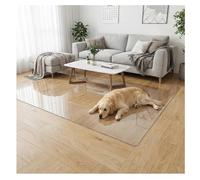 Clear Plastic Vinyl Rug Protector Cover, Transparent PVC Floor Mat for Hardwood Floors, Thick 2mm, for Home or Office(100x100cm)