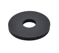 Clear Plastic Washers, 10pcs Rubber Washers, Water Repellent Shock Absorbing Rubber Gasket, Oil Resistant Flat Washers Screws Sealing Rings(M14X24X3mm)(M12X18X3mm)