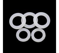 Clear Plastic Washers, 5pcs Silicone O-Ring Flat Gasket, Thickness 2 3mm, Inner Dia 6 10 16silicone Flat Gasket(25 x 58 x 3mm)(20 x 30 x 2mm)