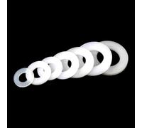 Clear Plastic Washers, O-ring Silicone Seal Ring, Thickness 2mm I, ID 6 8 10mm Silicone Washers Flat Clear 10pcs(20 x 30mm)(20 x 30mm)