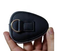 Clear Plectrum Storage Box Compacts Light Weight Durability Guitar Pick Organizers for Musicians and Performers Durability Leather Pick Organizers