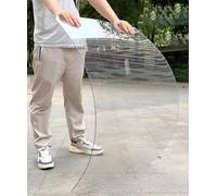 Clear Polycarbonate Acrylic Sheet for Greenhouse Roofing, Waterproof Plastic Canopy Panels, Durable 1x1m Perspex Sheets for Wall & Roof Applications