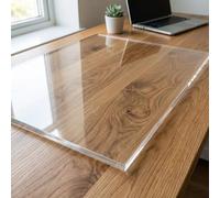 Clear Polycarbonate Acrylic Sheet, Transparent Craft Plastic Sheets Flexible Plastic Board For DIY Project, Craft, Window Glass, Table Top, Picture Frame, 1mm/1.5mm/2mm