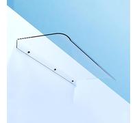 Clear Polycarbonate Front Door AwningTransparent Window Canopy Rain Shelter Cover for Outdoor Patio Porch Garden50x100cm (19.7x39.4in)