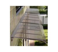 Clear Polycarbonate Rain Canopy - Durable All-Weather Protection for Front Doors & Windows, Enhances Garden Shelter