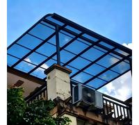 Clear Polycarbonate Roof Panels 2mm - Durable Pergola Roofing for Gardens Parking Lots Skylights & Greenhouses - Custom Contact Us!