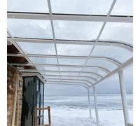 Clear Polycarbonate Roof Panels 2mm - Durable Roofing for Pergolas Greenhouses Skylights & Parking Lots - Custom Contact Us!