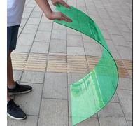 Clear Polycarbonate Roofing Sheet 1.2mm Acrylic Plastic Sheet Pergola Roofing Canopy Cover Outdoor Awning Shelter for Greenhouse Shed Carport(Green 1x20m/3.28x65.6ft)