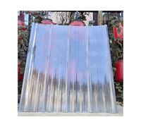 Clear Polycarbonate Roofing Sheet, Corrugated Plastic Panels for Greenhouse, Shed Canopy, Insulation Covering, Easy Cut Replacement, 1.2mm Thickness