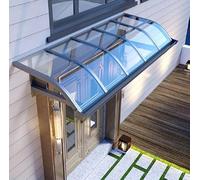 Clear Polycarbonate Roofing Sheet2mm Thick UV Protection Panels for Outdoor Pergolas Greenhouses & PatiosEasy to Cut 155x899cm Durable Rain Shelter