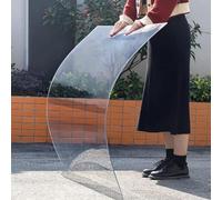 Clear Polycarbonate Roofing Sheets for Outdoor Canopy & Carport - Easy-Cut Insulation Panel (0.8x3m) - Weatherproof Rain Cover for Greenhouses & Cold Frames