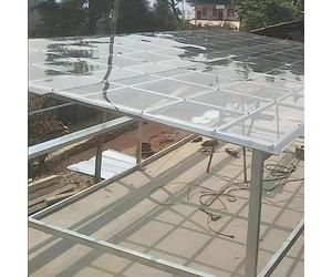 Clear Polycarbonate Roofing Sheets,Weather-Resistant Transparent Acrylic Plastic Sheet,Cold Frame Cladding,for Greenhouse Canopy Carport Bus Shelters Glass Replacement Panels,0.6x10m