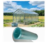 Clear Polycarbonate Sheet Roof Panels, Rainproof Windproof Acrylic Plastic Sheet Plastic PC Panels for Greenhouses, Sheds, Carports, Huts, Easy to Cut(1x4m/3.28x13.12ft)