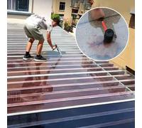 Clear Polycarbonate Sheets,Plastic Roof Panel,Weather-Resistant and Transparent Greenhouse Roofing Sheets,UV Protection Rain Outdoor Awning Covers,Glass Replacement,Easy Cut (1x5m(3.3x16.4ft))
