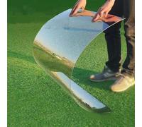 Clear Polycarbonate Sheets Poly Plastic Roof Panel,Anti-UV Rainproof,Transparent Acrylic Sheet,Greenhouse Canopy Carport Cold Frame Replacement Shed Panel,Easy to Bend & Cut (0.6x15m(2x49.2ft))