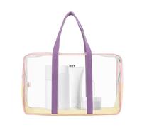 Clear Pool Bag - Large Capacity Waterproof Tote, Transparent Zippered Organizer | Travel Storage Pouch for Beach, Swimming, Fishing, Gym Gear, Sports Utility Carrier, Lightweight PVC Vinyl Handbag