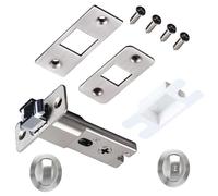 Clear Privacy Door with Tinted Visibility Light Strong Build for Sliding Folding Doors Quick Install Permanent Metal Alloy