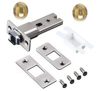 Clear Privacy Door with Tinted Visibility Light Strong Build for Sliding Folding Doors Quick Install Permanent Metal Alloy