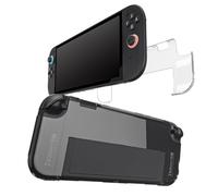 Clear Protective Case Compatible with Switch 2 Console - One-Piece Hard Cover with Precision Cutouts, Slim Fit for Docking Without Removing
