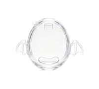 Clear Protective Case Compatible With Tamagotchi P's, Angel and Devil Wings | Clear Hard PC Case for Tamagotchi P's with Detachable Wings, Raised Screen Edge And Display Base