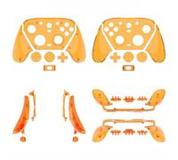 Clear Protective Case Game Accessories for Gamesir G7 Pro (Transparent Orange)