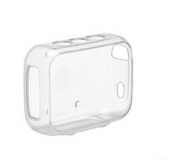 Clear Protective Cover for JBL Go 5 with Carabiner Clip | Shock-absorbing for tpu material, prevents drops and impacts, transparent view, lightweight carry, carabiner included