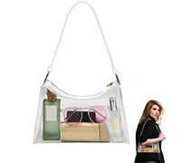 Clear Purse Bag for Women 9.8 * 6.3 * 2.7 inches PVC Crossbody Bag Shoulder Handbag for Small Things Underarm Bags for Women to Concerts Travel