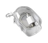 Clear Purse - Clear Stadium Bag | Portable Transparent Pouch For Charging Cables, Headphones, Chargers, Jewelry | Dustproof Storage Bag For Travel, Daily Use | Organizer For Accessories