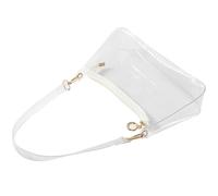 Clear Purses for Women, Clear Shoulder Bag, Transparent Cosmetic Bag with Zip, Organiser Supplies, Travel Storage Package for Cosmetics, Mobile Phones