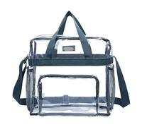 Clear PVC Bag Wash Bag Space-Saving Waterproof Lightweight Women Transparent Labor-Saving Tote Storage Bag Daily Life for Travel(Grey)