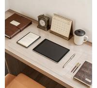 Clear PVC Desk Pad Mat 1.0mm Waterproof Clear Desk Mat on top of desks, Table Cover Protector, Non-Slip Heat Resistant Transparent Writing Desk Pad for Dining TV Table(90cm*190cm)