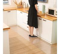 Clear PVC Dining Table Mats Waterproof Oil resistant Kitchen Protection Pad for Chair Carpet Plastic Wooden Floor Mat Available in Lengths 1m 6m (60x100cm/23.6x39.4in) FANDIAO