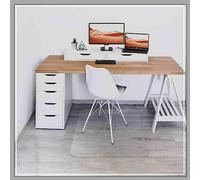 Clear PVC Non-Slip Office Chair Mat Floor Protector for Hard Floors 60x80/90x100cm Durable Plastic Mat for Home Office 70x80cm (27.6x31.5)