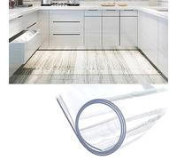 Clear PVC Office Chair Mat for Hard Floor 1.5mm Thick AntiSlip Computer Chair Pad Waterproof Floor Protector for Home Office Ideal for Dogs Hallways and Doors FANDIAO