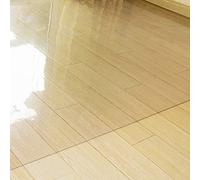 Clear PVC Office Chair Mat for Hard Floors 1mm Thick Waterproof Non Slip Scratch Resistant Floor Protector Silent Furniture Mat Custom Size 160x170cm / 62.99x66.93in