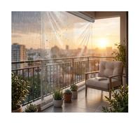 Clear PVC Plastic Roller Blinds with eyelets,Waterproof Rainproof Window Roller Shades,Transparent Partition Curtain for Outdoor Patio,with Accessories,Custom(W85*H100cm/W33.4*H39.37in)