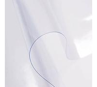 Clear PVC Protection Cover Window Tarpaulin Fabric Material, 1/2Mtr 130cm x 50cm