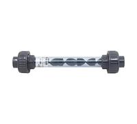 Clear pvc static mixer pipe for ozone water treatment systems home liquid mixer pvc socket